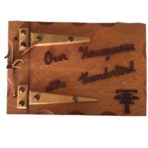 Vintage Miami Thunderbird Hotel Honeymoon Solid Wood Wedding “ Book” 1950s/60s